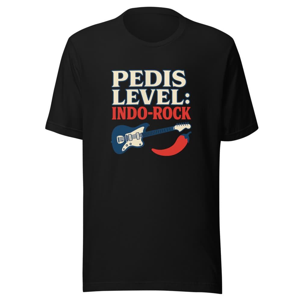 Kaos Katun Tebal Pedis Level: Indo-Rock