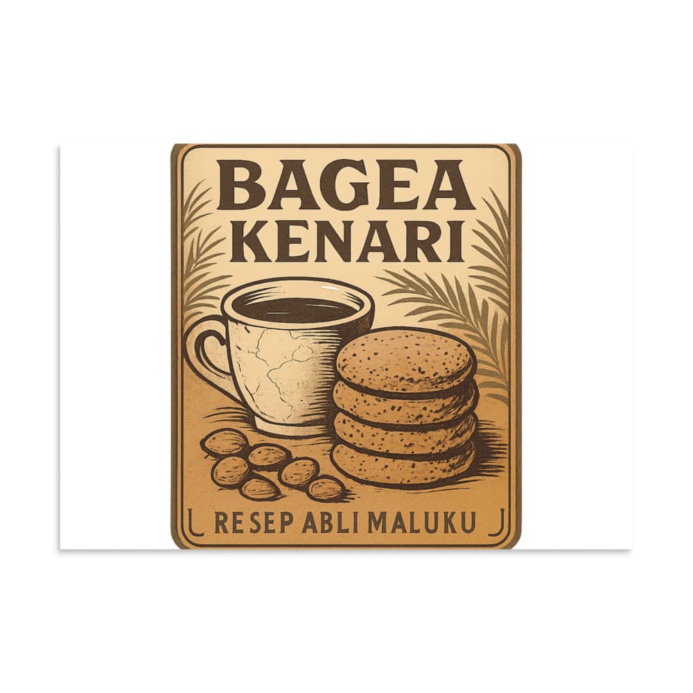 Bagea Kenari Vintage Blik Poster – view 2