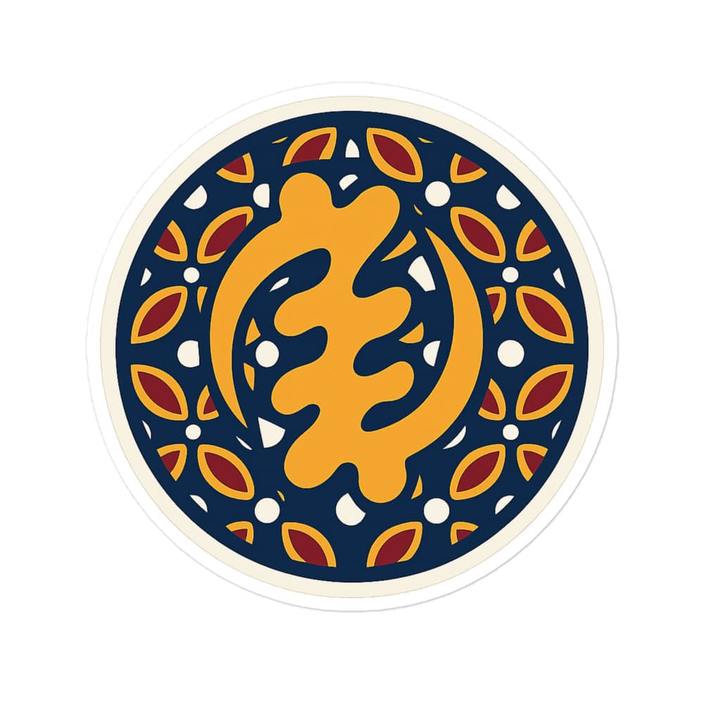 Gye Nyame & Kawung Heritage Sticker – view 3