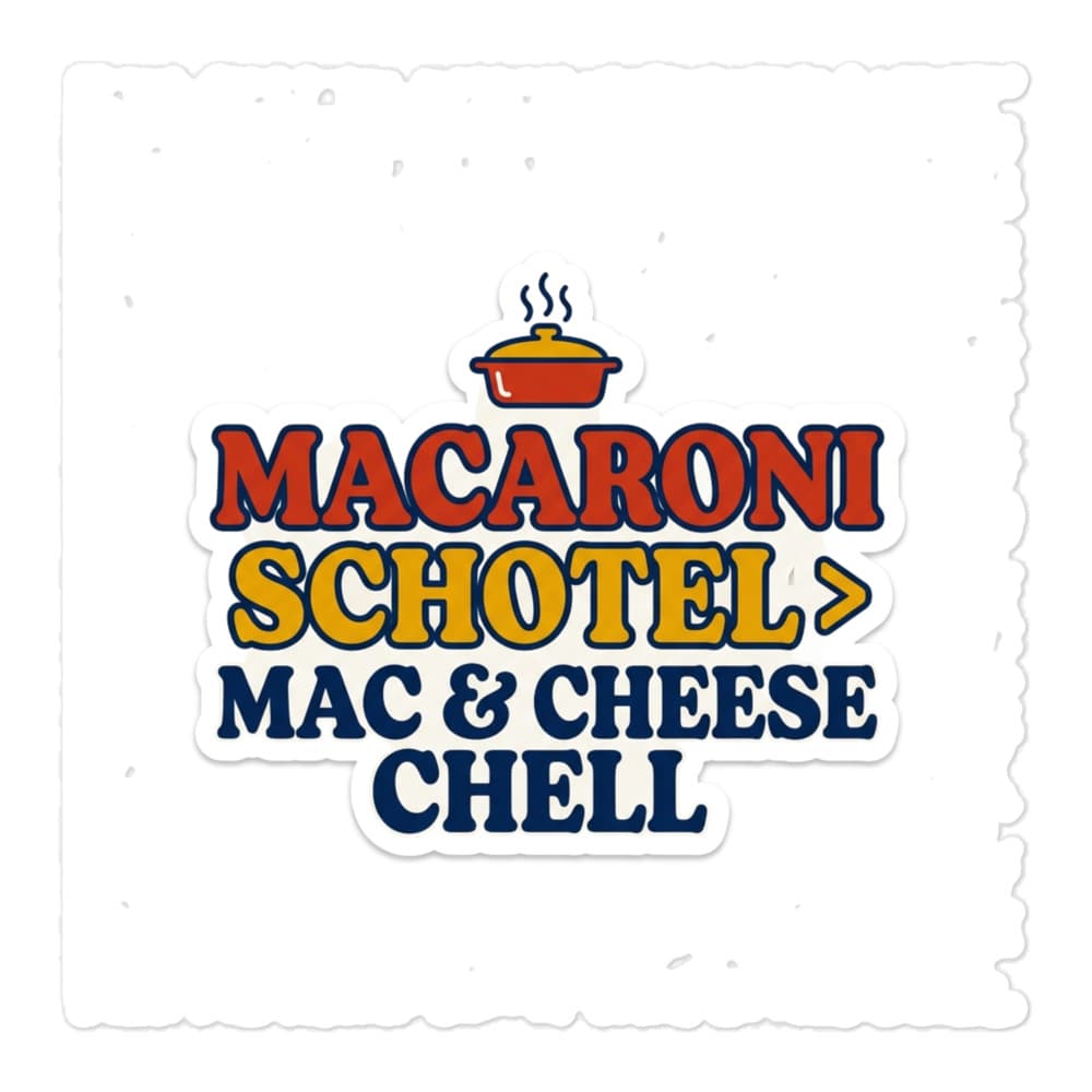 Stiker Vinyl Schotel Over Mac & Cheese – view 3