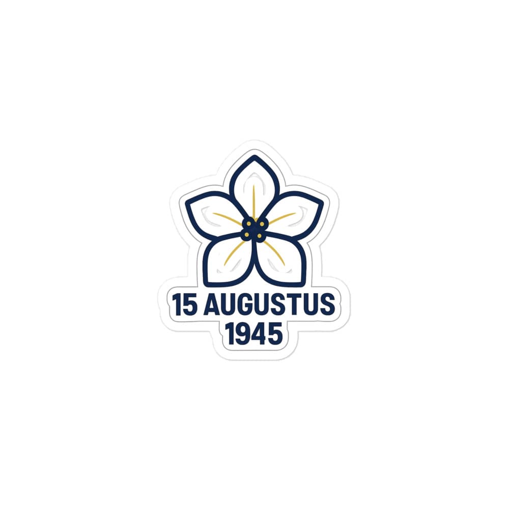 15 Augustus Melati Heritage Sticker