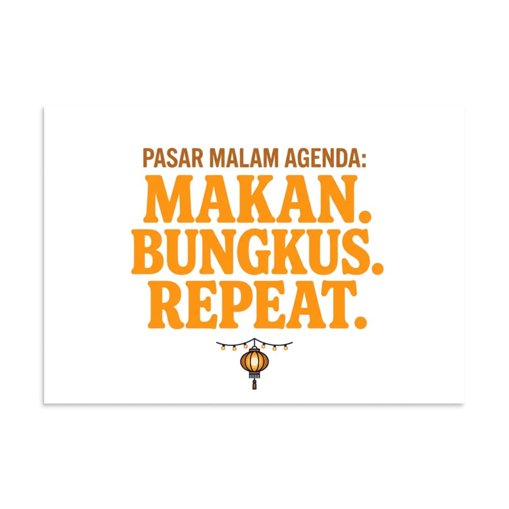 Poster Seni Pasar Malam Agenda