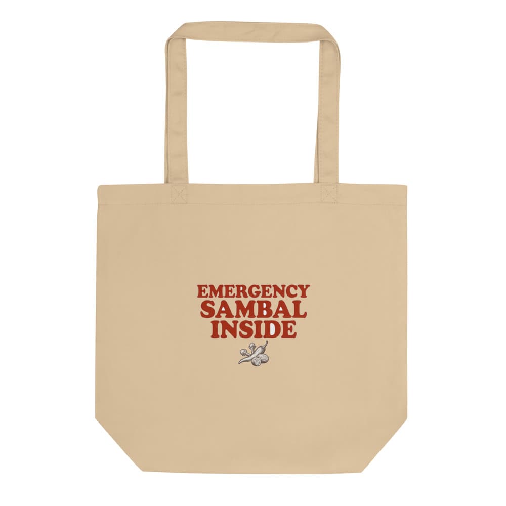 Emergency Sambal Inside Canvas Tas
