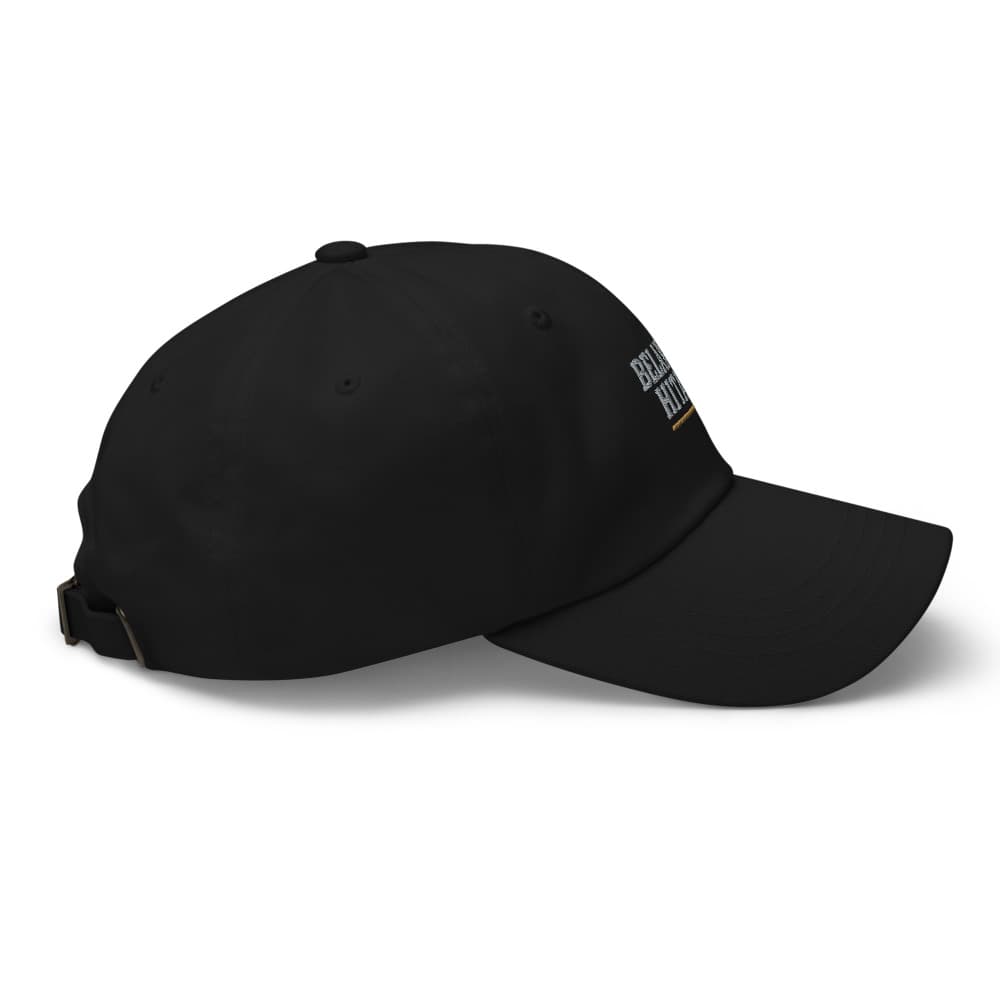 Topi Dad Hat Tipografi Belanda Hitam – view 2