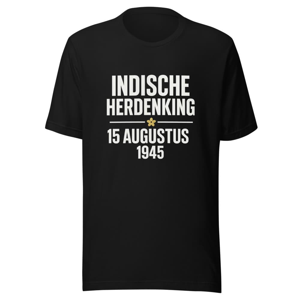 Kaos Tebal Tipografi Indische Herdenking