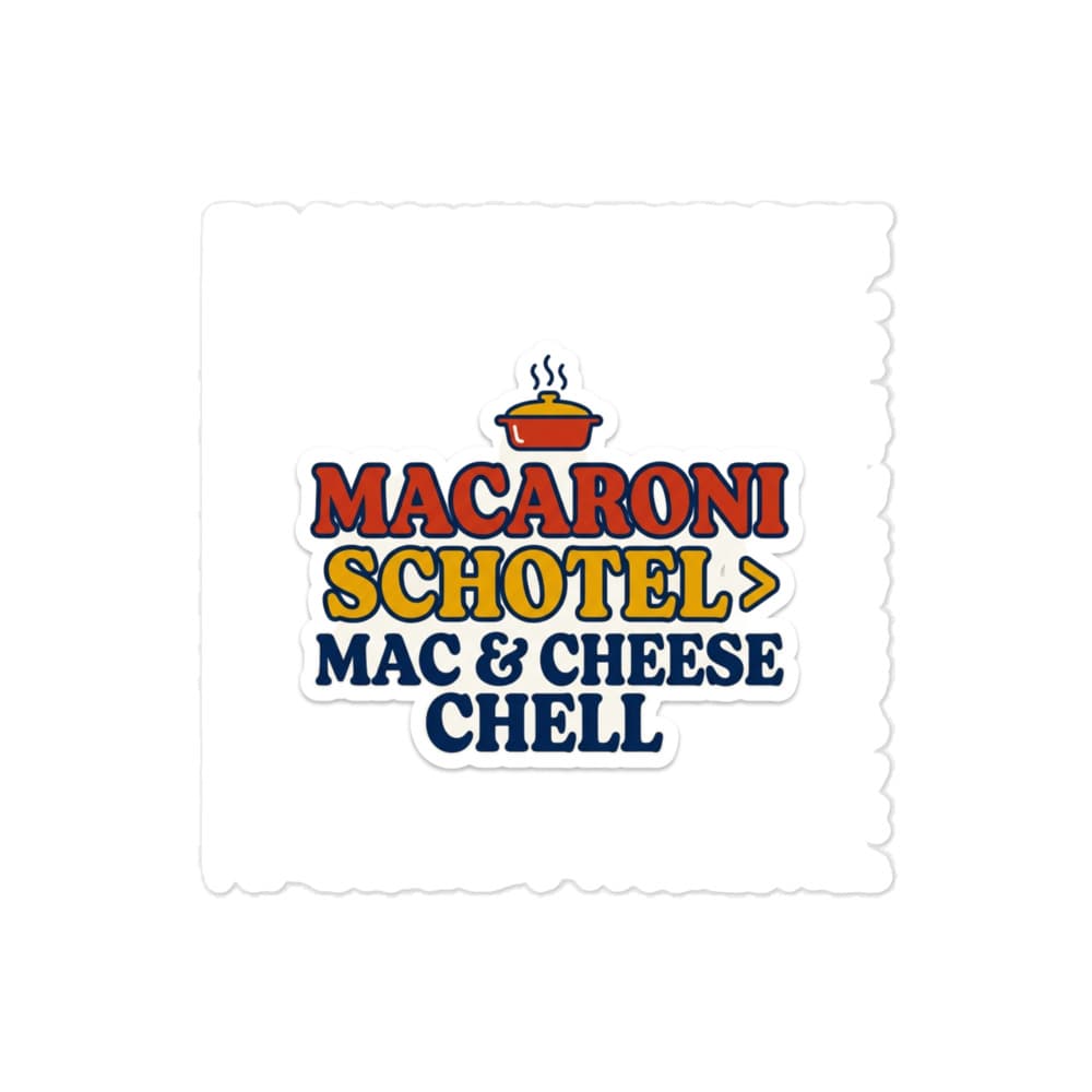 Stiker Vinyl Schotel Over Mac & Cheese – view 2