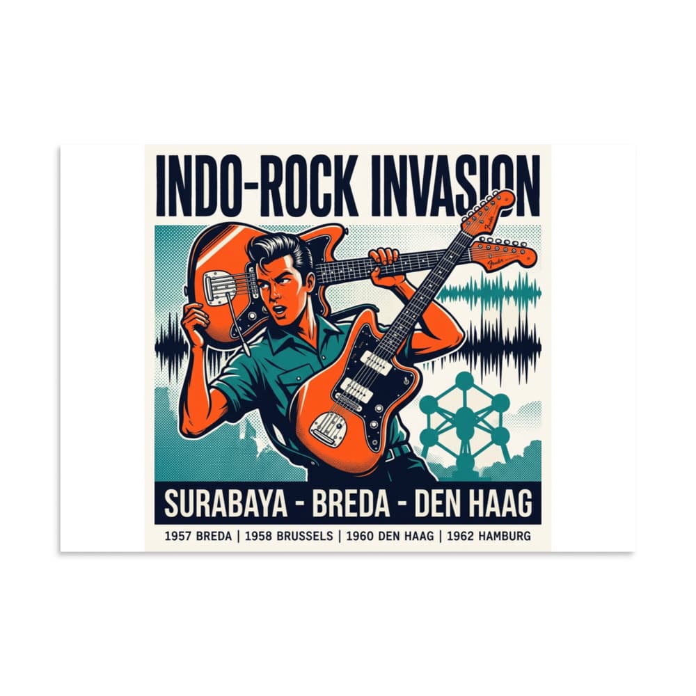 Poster Seni Indo-Rock Invasion '58