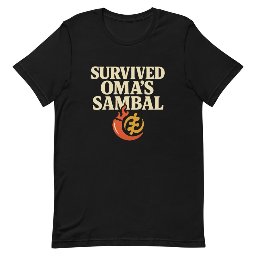 Kaos Tebal Survived Oma's Sambal – view 2