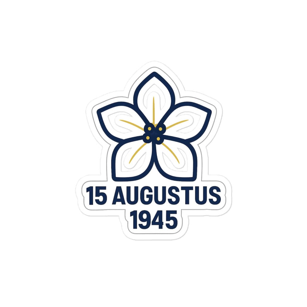 15 Augustus Melati Heritage Sticker – view 2